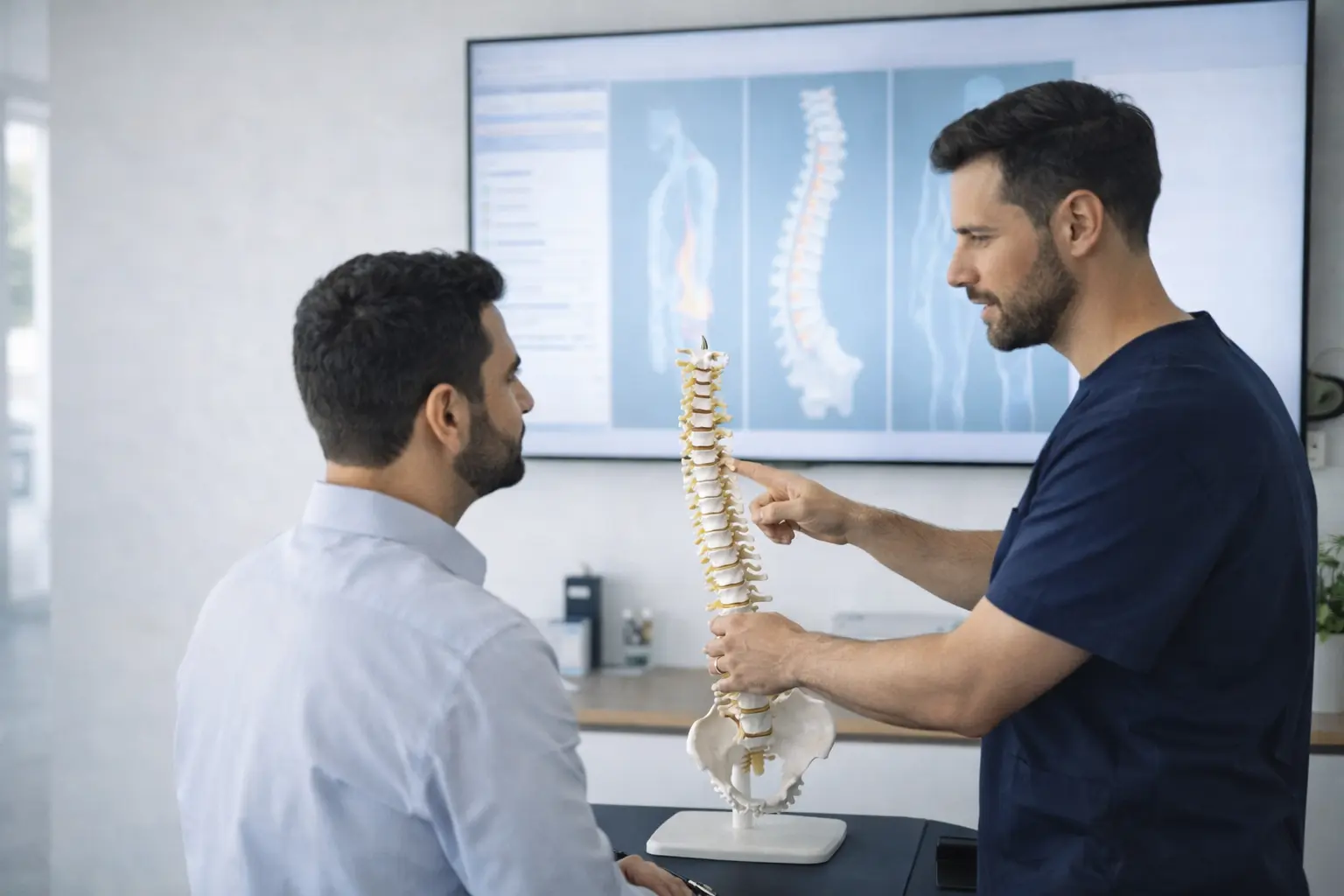 Evaluación postural y de columna en Dolorfin San Jerónimo